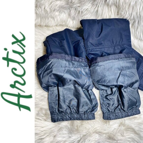 ARCTIX Youth Ski Snowboard Bib Overall Pants Navy Blue, Size Medium - Picture 8 of 9